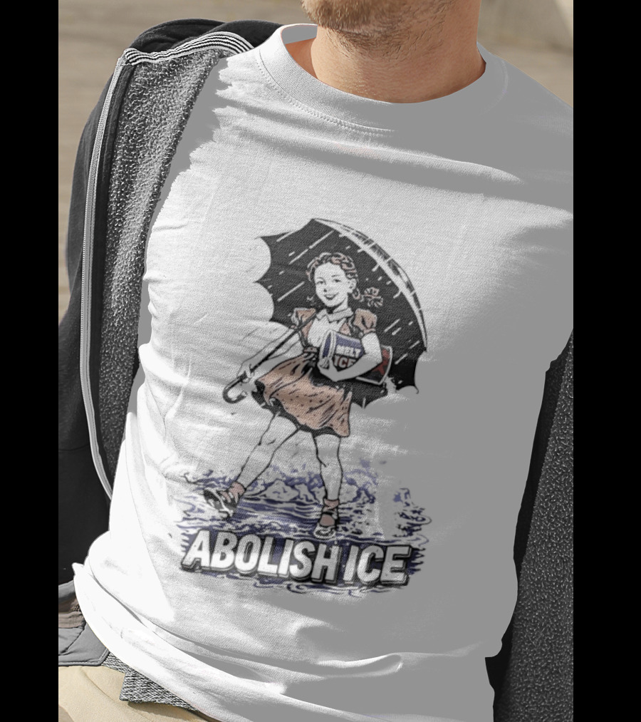 Abolish ICE Salt Girl Activism Umbrella T-Shirt