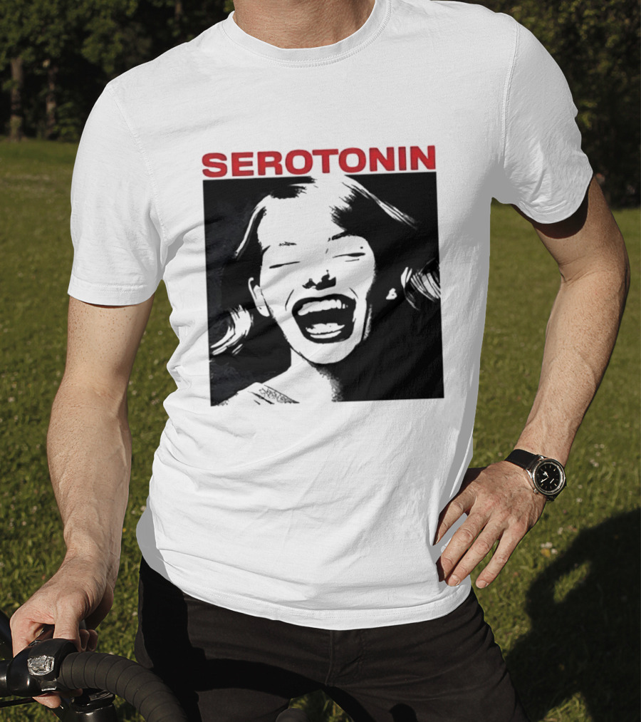 Joris Voorn Serotonin Bold Red Joyful Face T-Shirt