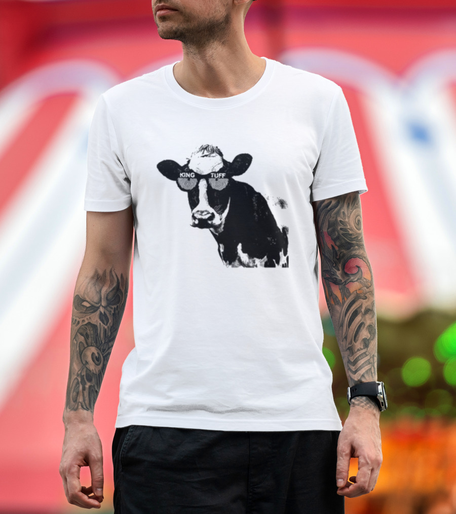 King Tuff X Ray Cow Illustration Holstein T-Shirt