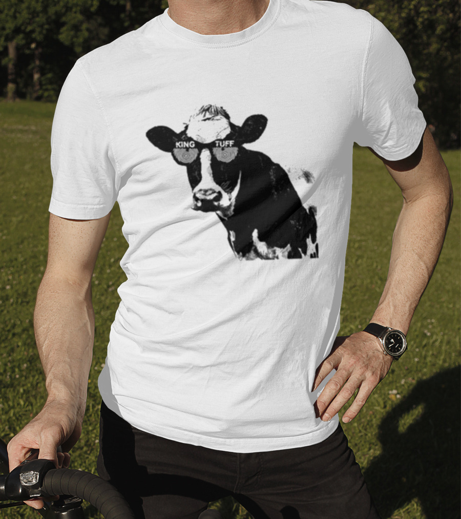 King Tuff X Ray Cow Illustration Holstein T-Shirt