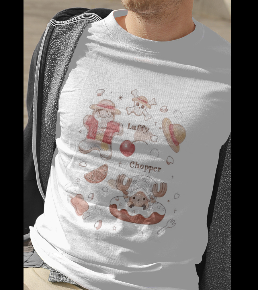 One Piece Luffy Chopper Straw Hat Pirate Adventure T-Shirt