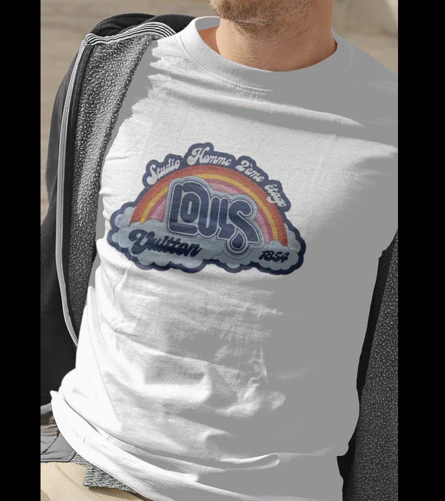 Studio Homme 2eme Etage Louis Vuitton 1854 Rainbow T-Shirt