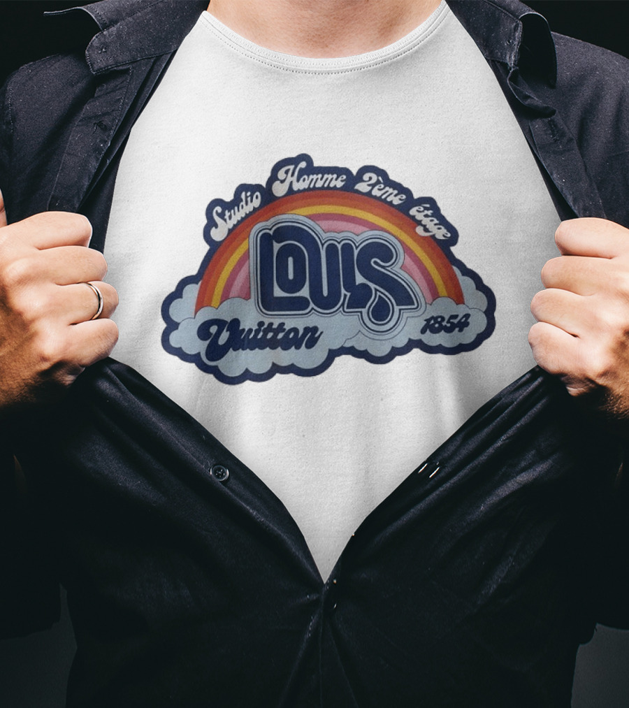 Studio Homme 2eme Etage Louis Vuitton 1854 Rainbow T-Shirt