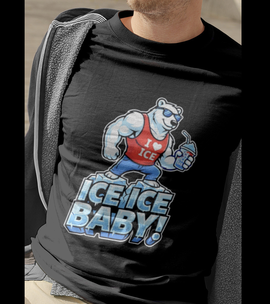 Polar Bear I Love Ice Ice Ice Baby T-Shirt