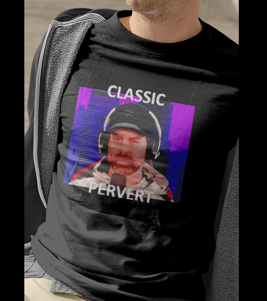 Bruce Greene Classic Pervert Headset Image T-Shirt