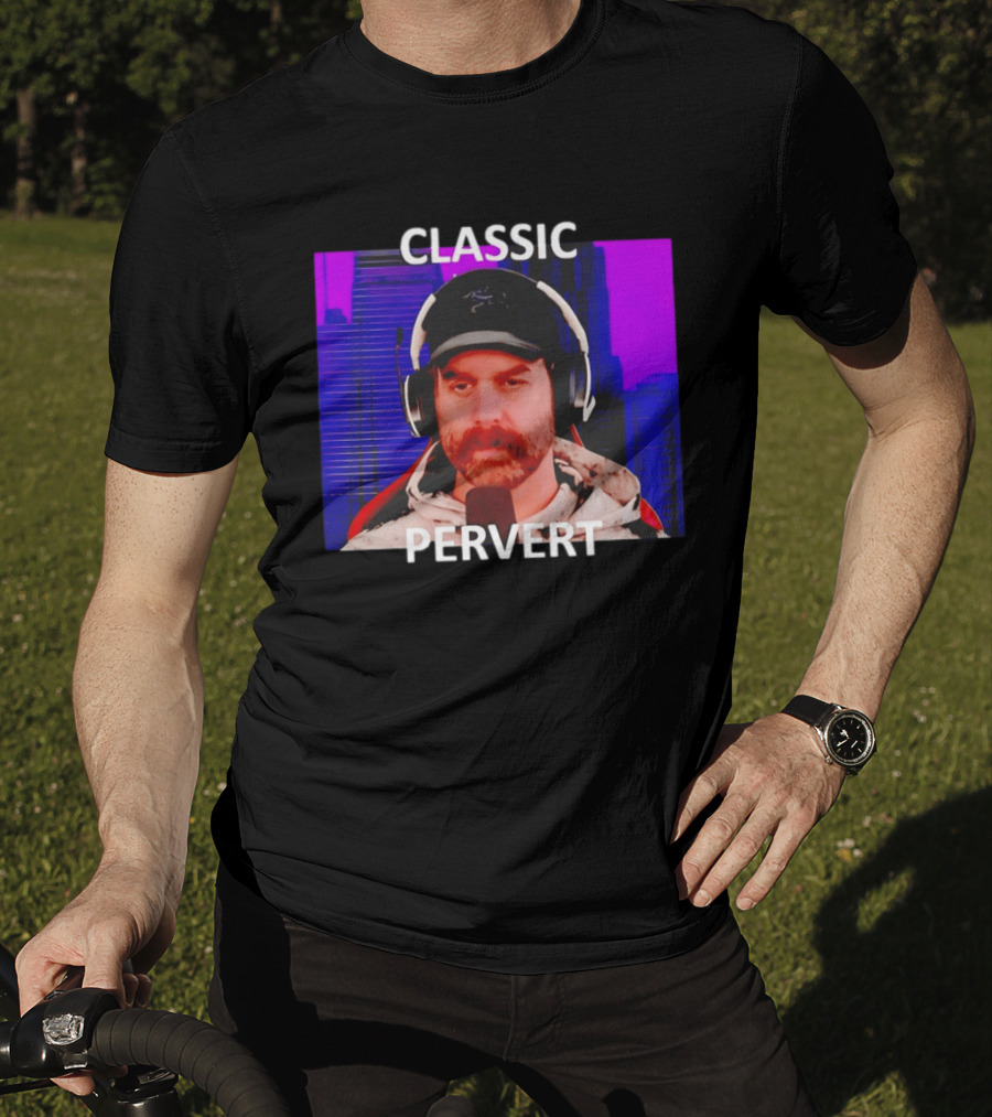 Bruce Greene Classic Pervert Headset Image T-Shirt