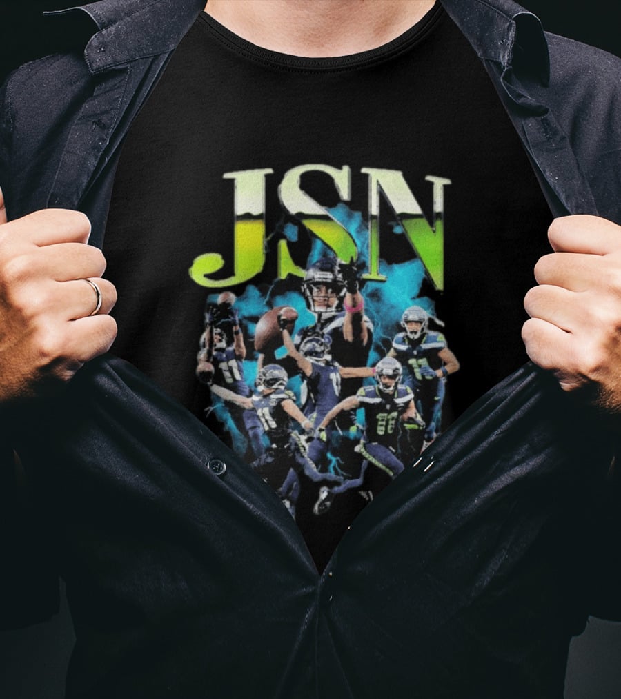 Jaxon Smith Njigba Seattle Seahawks JSN Football Highlights T-Shirt