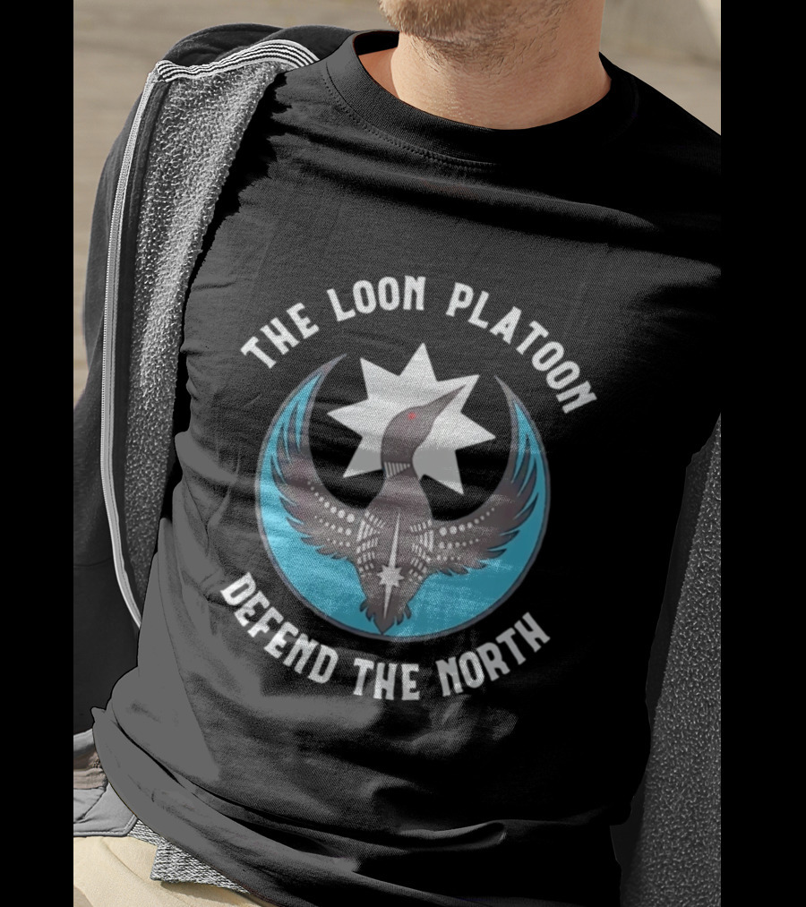The Loon Platoon Defend The North Starbird T-Shirt