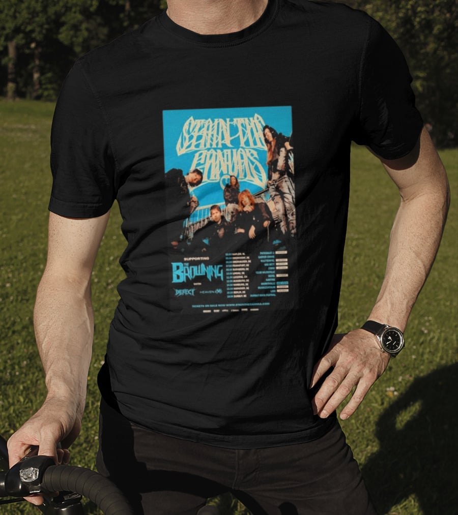 Stain The Supporting The Browning April Shows 2026 Tour With Defect And Heaven Shows Dates T-Shirt