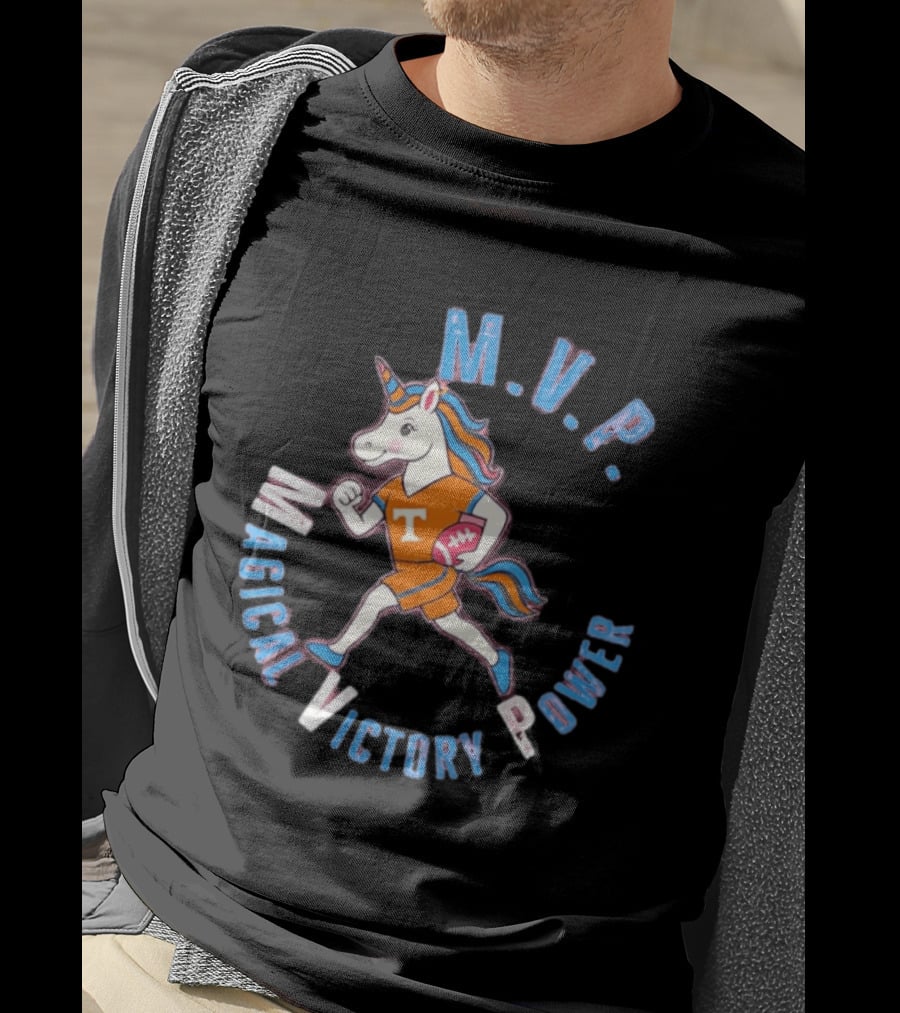 Tennessee Volunteers Unicorn M.V.P. Magical Victory Power T-Shirt