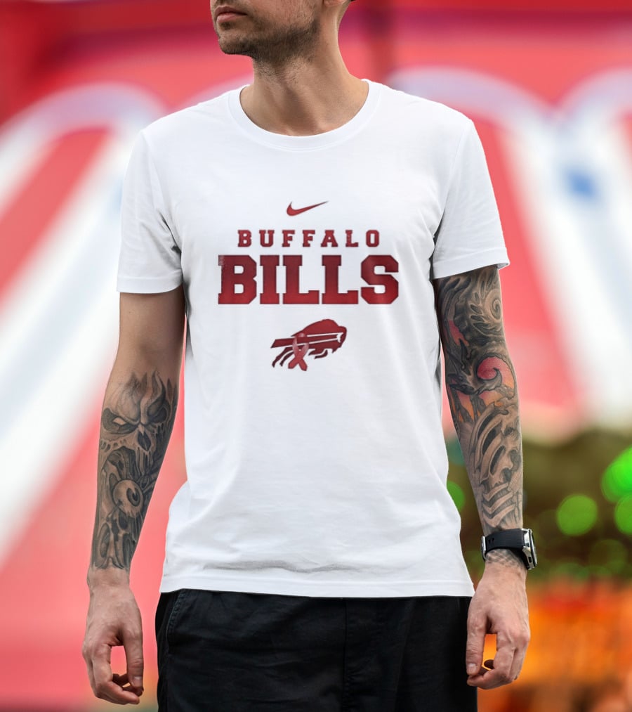 Buffalo Bills Nike Red February American Heart Month T-Shirt