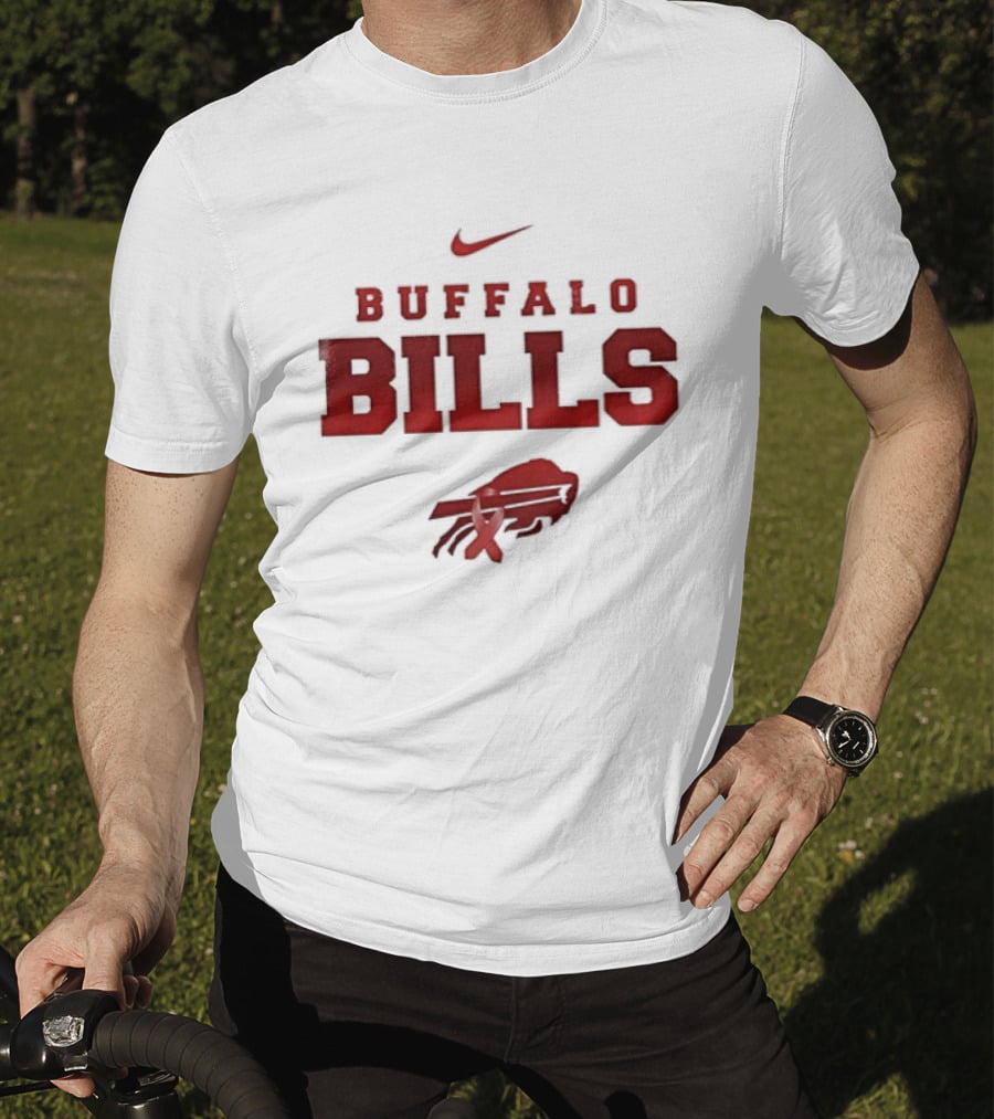 Buffalo Bills Nike Red February American Heart Month T-Shirt
