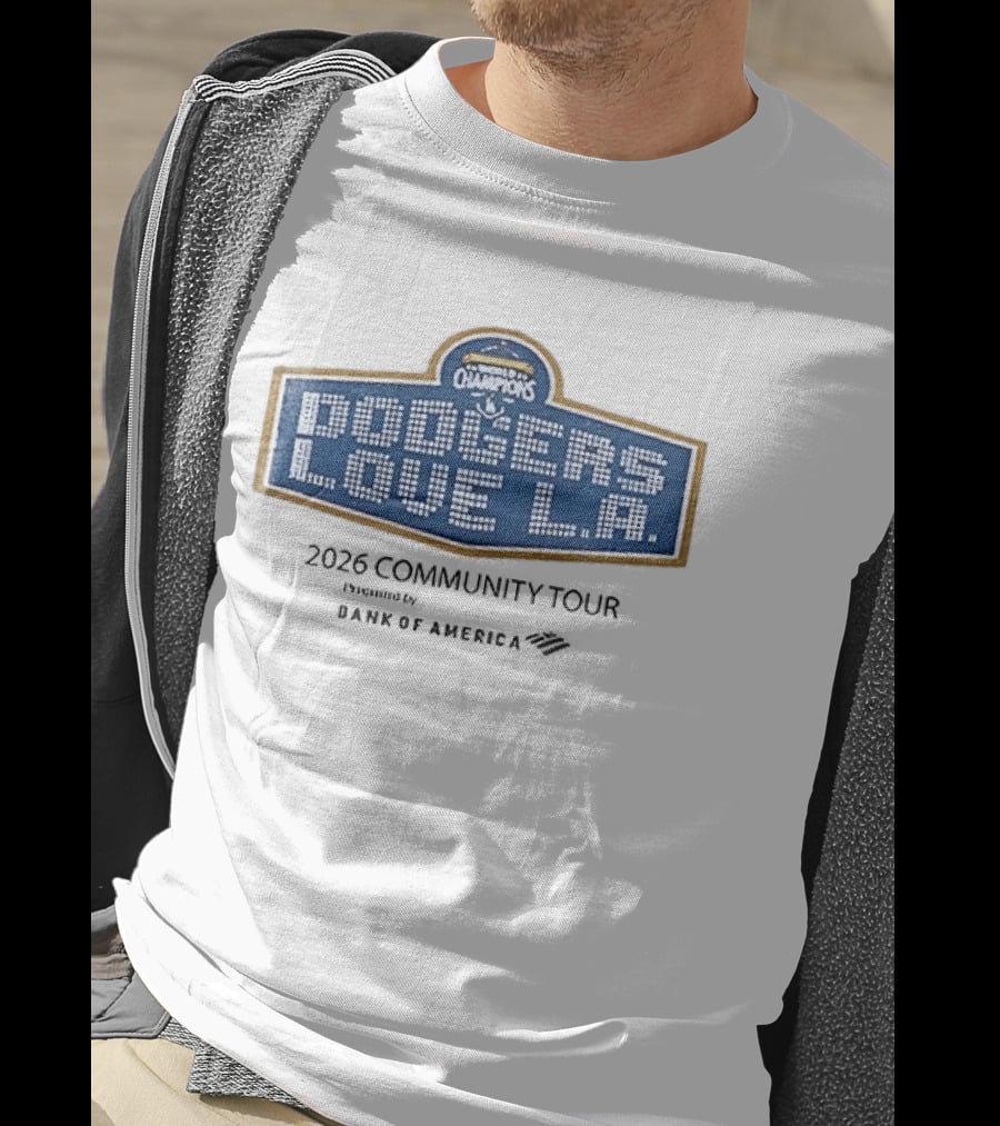 Los Angeles Dodgers World Series Champions Love LA T-Shirt