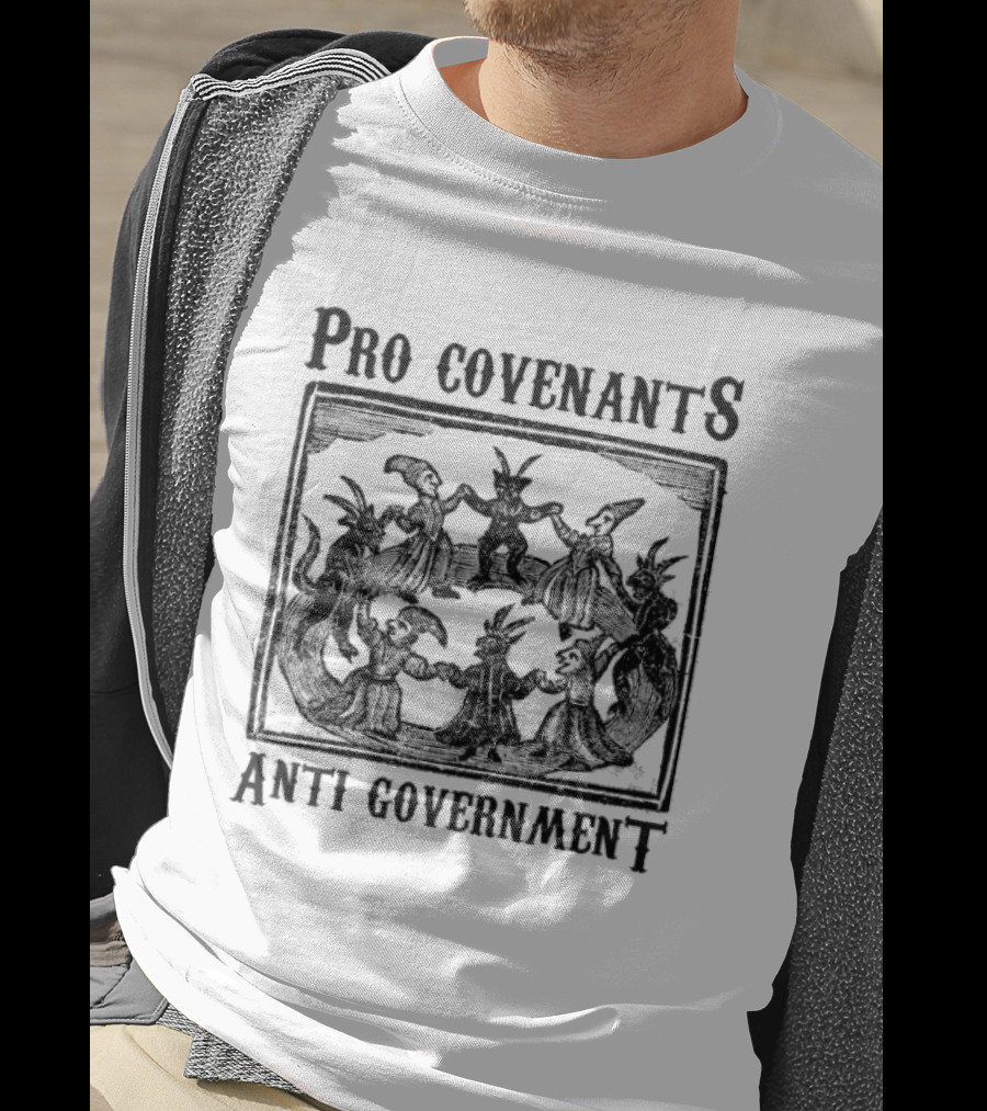 Pro Covenants Anti Government Silhouette Group T-Shirt