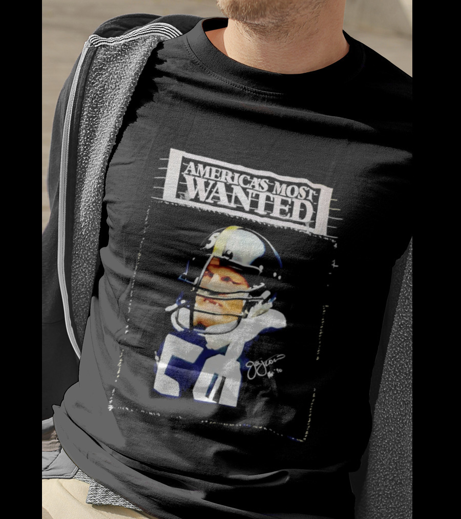 America's Most Wanted Jack Lambert 58 Football Legend T-Shirt