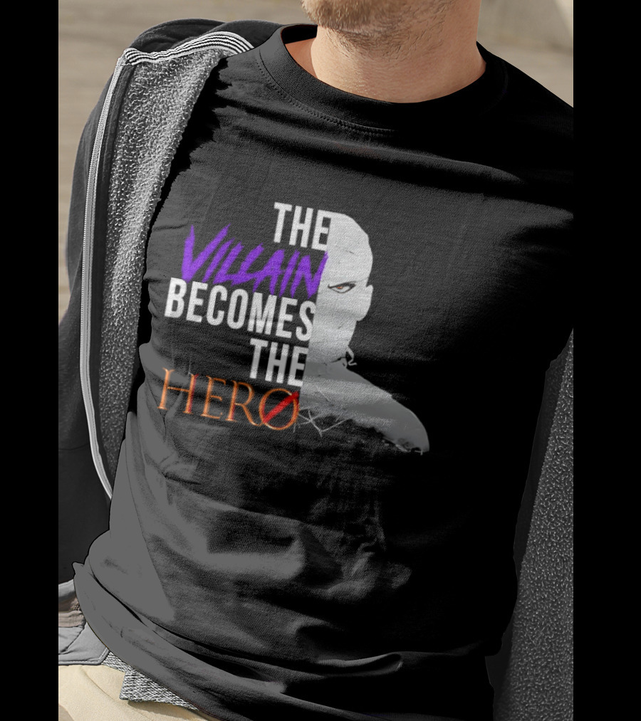 The Villain Becomes The Hero Manga Inspired Transformation T-Shirt
