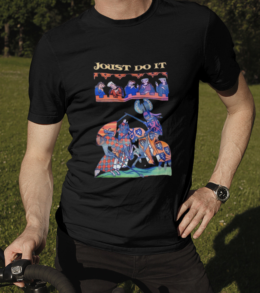 Joust Do It Medieval Knight Battle Scene T-Shirt