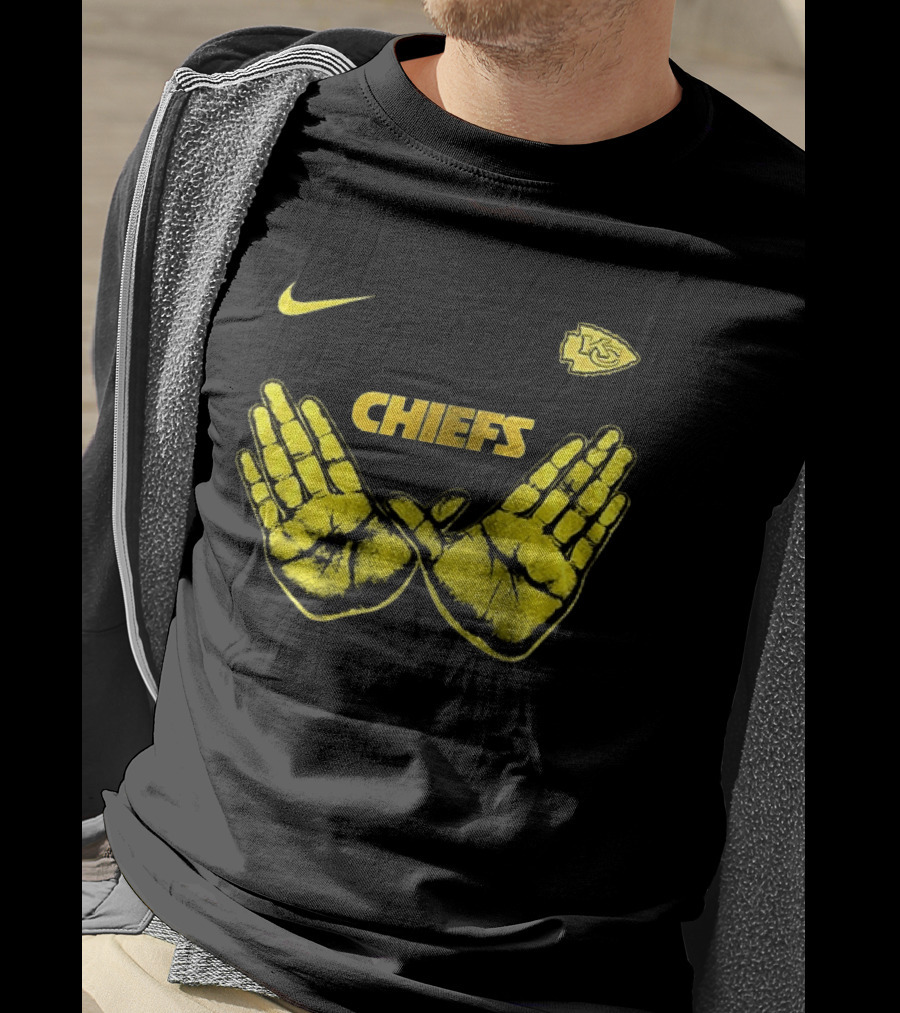 Kansas City Chiefs Wu Tang Clan Hand Sign Nike Chiefs T-Shirt