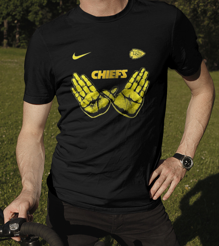 Kansas City Chiefs Wu Tang Clan Hand Sign Nike Chiefs T-Shirt