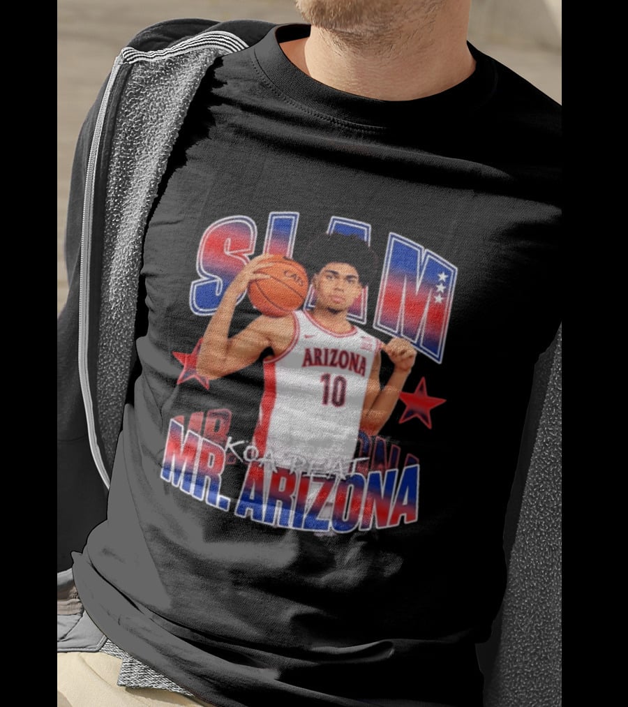 Koa Peat Arizona Basketball Slam Mr Arizona T-Shirt
