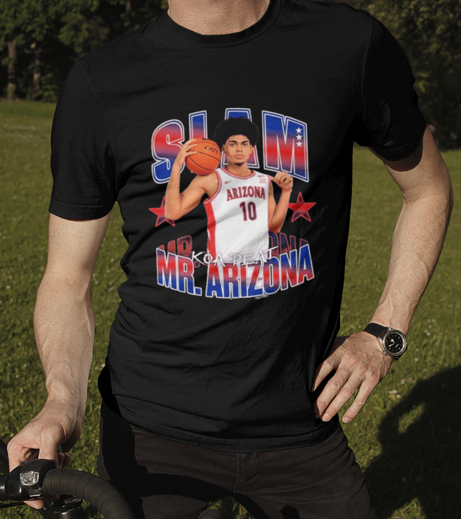 Koa Peat Arizona Basketball Slam Mr Arizona T-Shirt