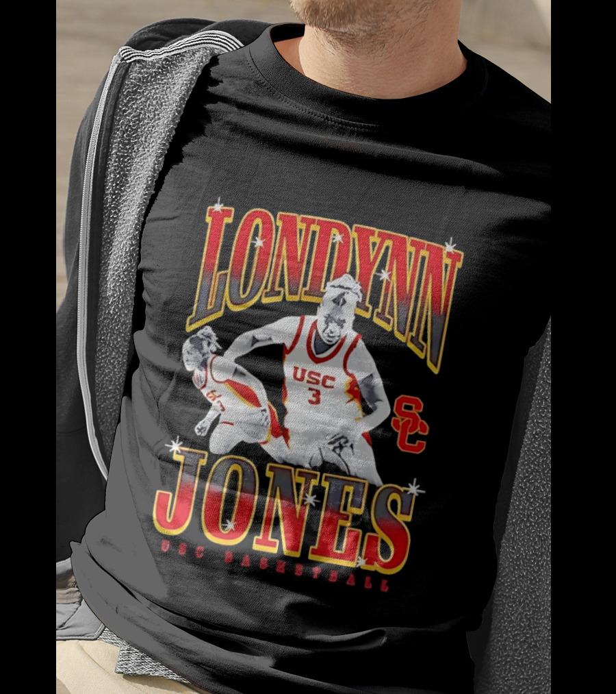 Londynn Jones USC Trojans 3 Basketball Player SC T-Shirt