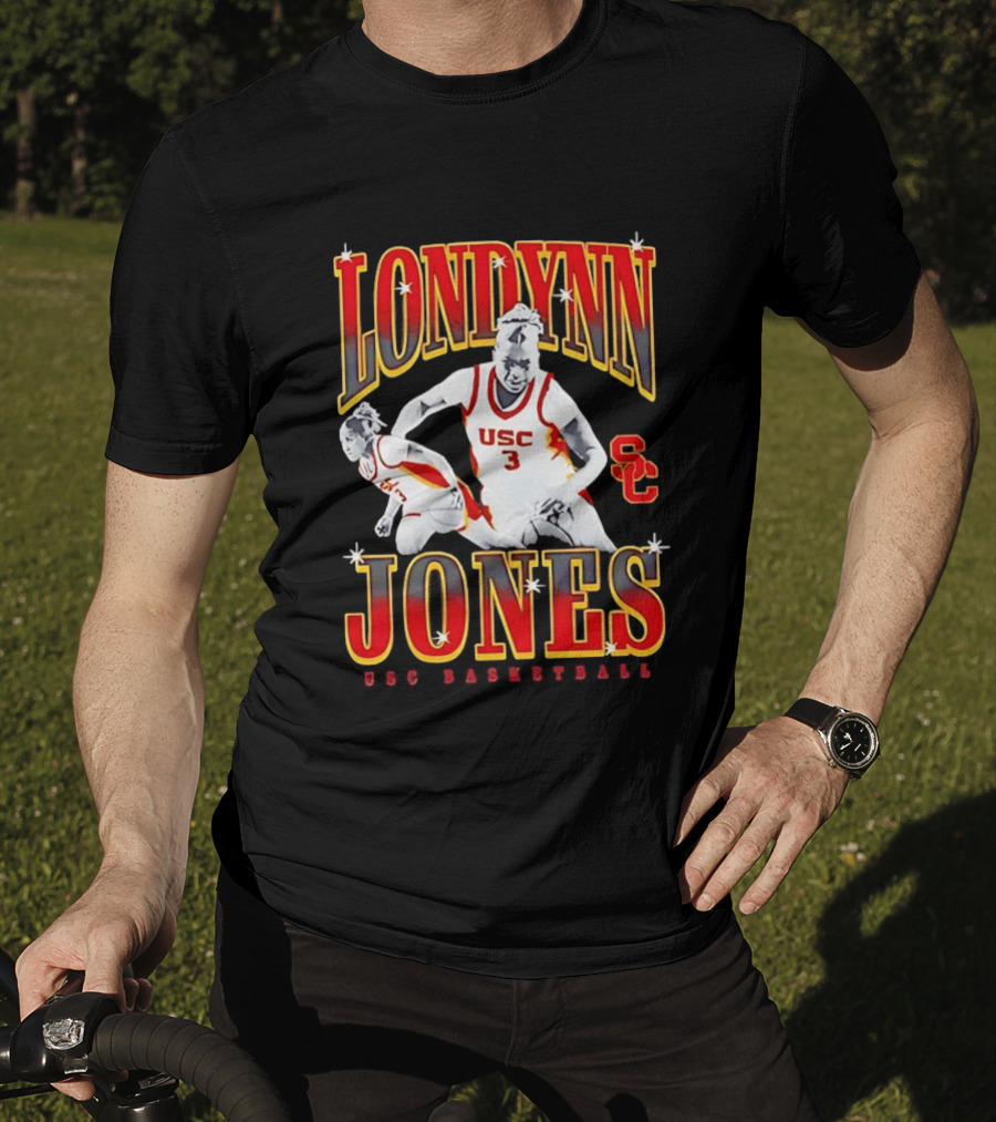 Londynn Jones USC Trojans 3 Basketball Player SC T-Shirt