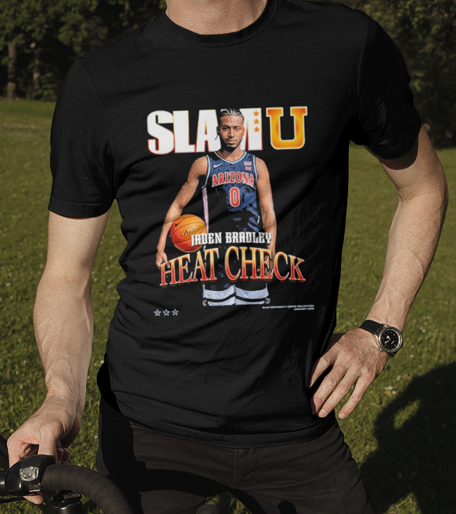 Jaden Bradley Arizona Wildcats SLAMU Heat Check Star T-Shirt