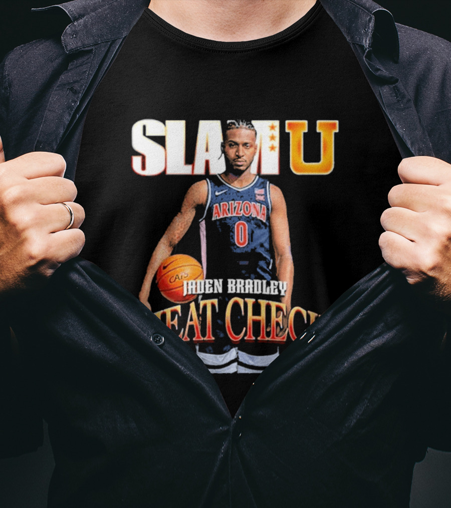 Jaden Bradley Arizona Wildcats SLAMU Heat Check Star T-Shirt
