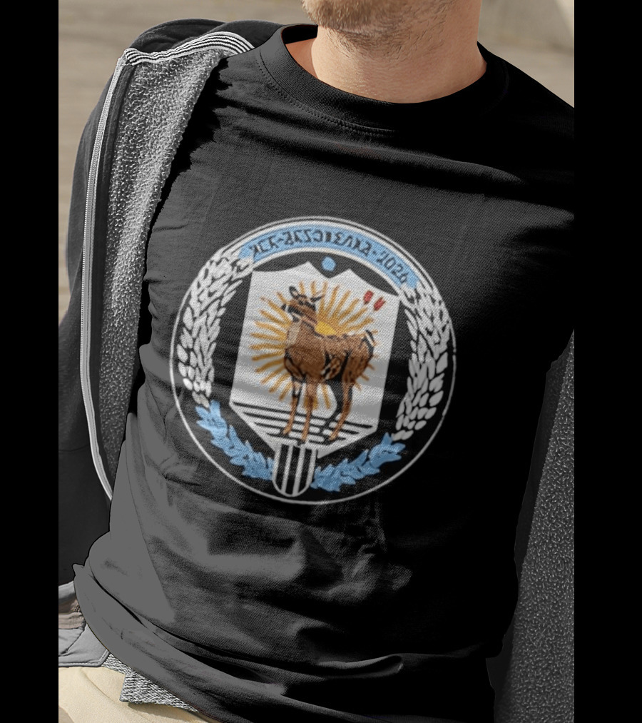 MCR Argentina 2026 Lama Emblem With Sun Laurel Leaves T-Shirt