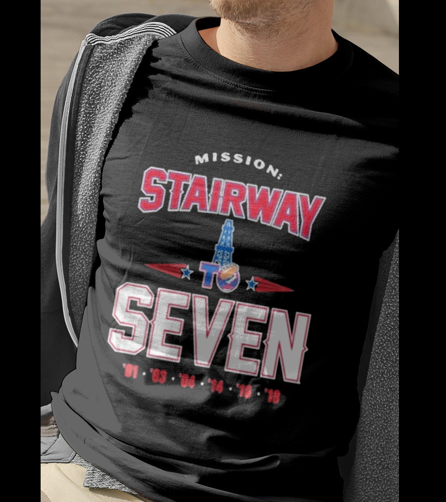 Mission Stairway To Seven New England Patriots Quest For 7th Title T-Shirt