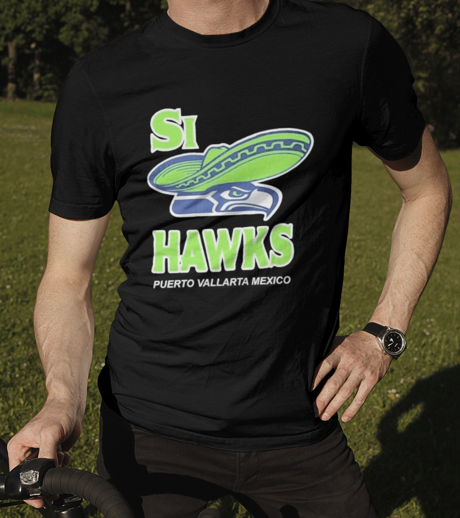 Si Hawks El Verdes De Nuevo T-Shirt