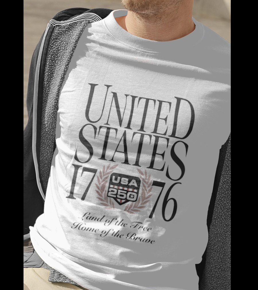 United States 1776 USA 250 Land Of The Free Home Of The Brave T-Shirt