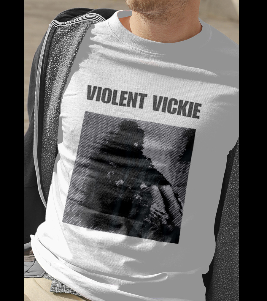 Violent Vickie Pixel Art Visual T-Shirt