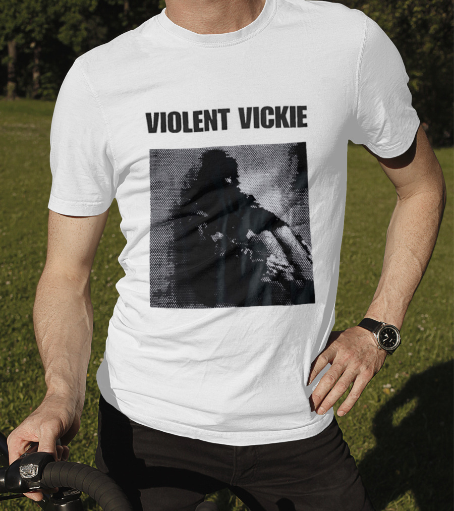 Violent Vickie Pixel Art Visual T-Shirt