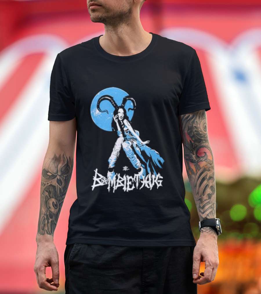 Bambie Thug Crown The Witch Tour 2024 Dates Ethereal Blue Warrior T-Shirt