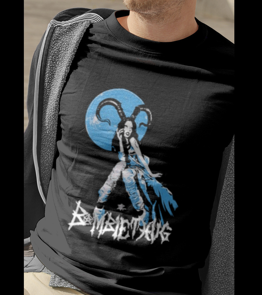 Bambie Thug Crown The Witch Tour 2024 Dates Ethereal Blue Warrior T-Shirt