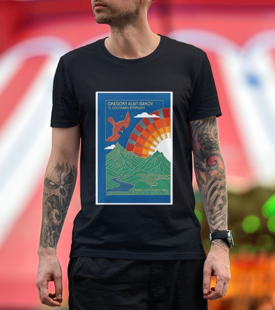 Gregory Alan Isakov with the Colorado Symphony New York Radio City Music Hall January 30 2026 T-Shirt
