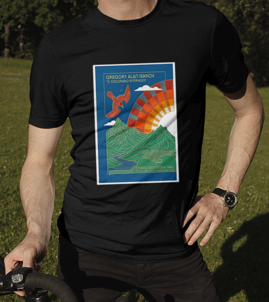 Gregory Alan Isakov With The Colorado Symphony New York Radio City Music Hall January 30 2026 T-Shirt