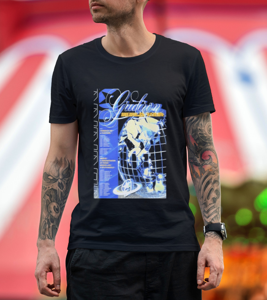 Gridiron World Tour 2026 Comeback Kid Phantoms Upsize Demonstration Of Power Scraping Lurk Blitzkrieg T-Shirt