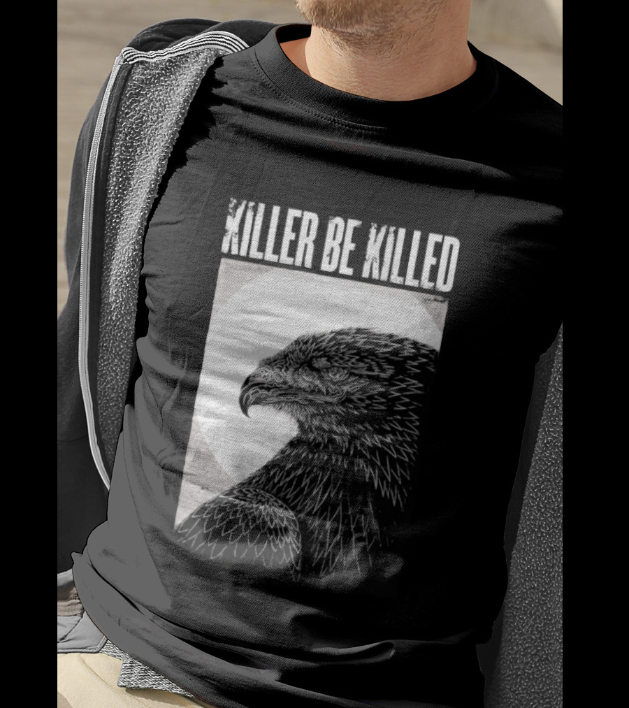 Killer Be Killed Black And White Eagle T-Shirt