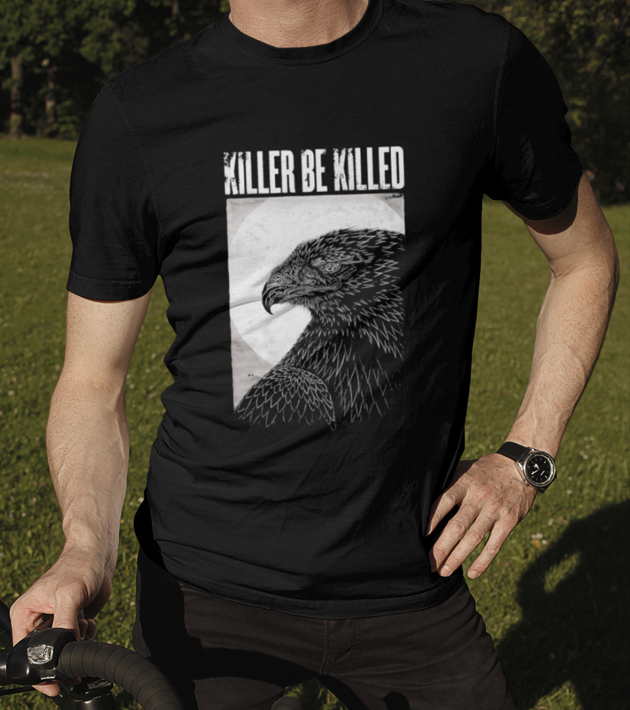 Killer Be Killed Black And White Eagle T-Shirt