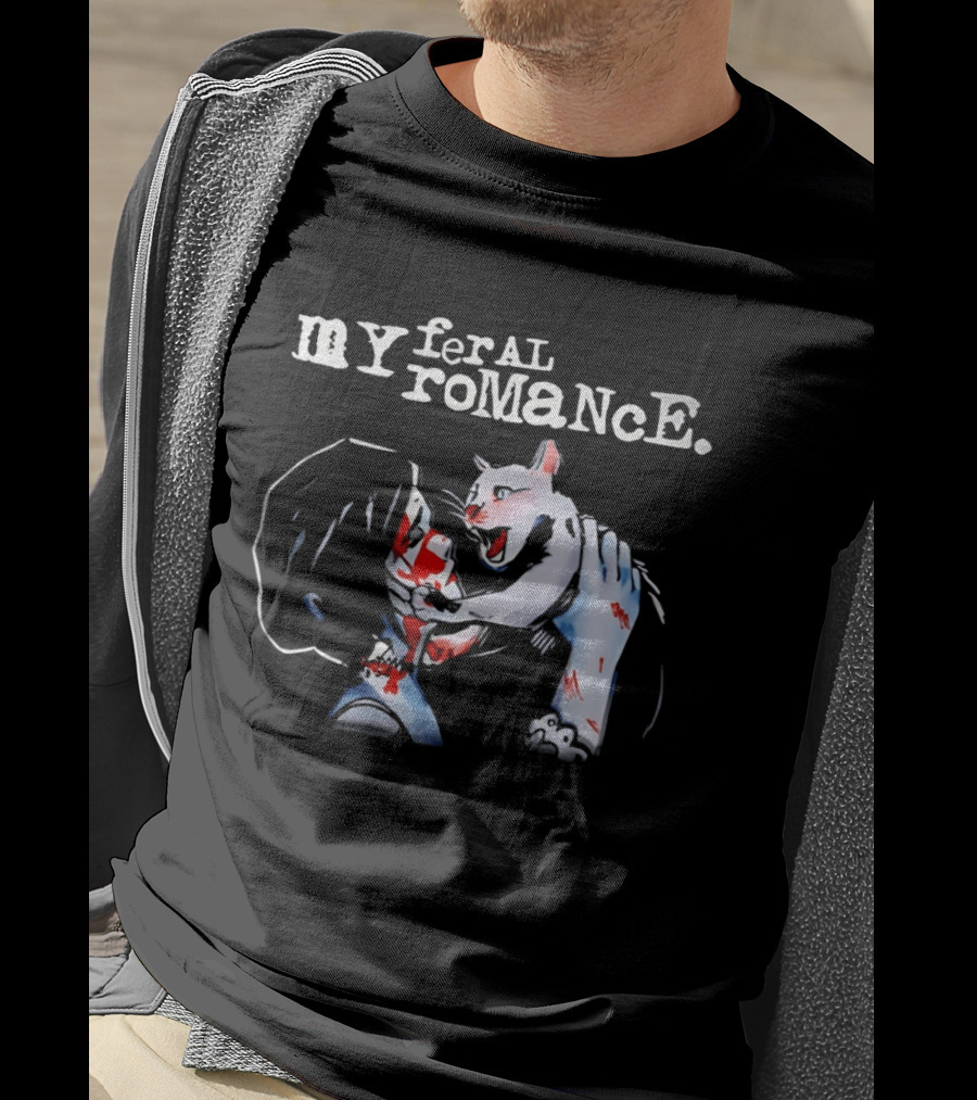 My Feral Romance Bear And Tiger Confrontation T-Shirt