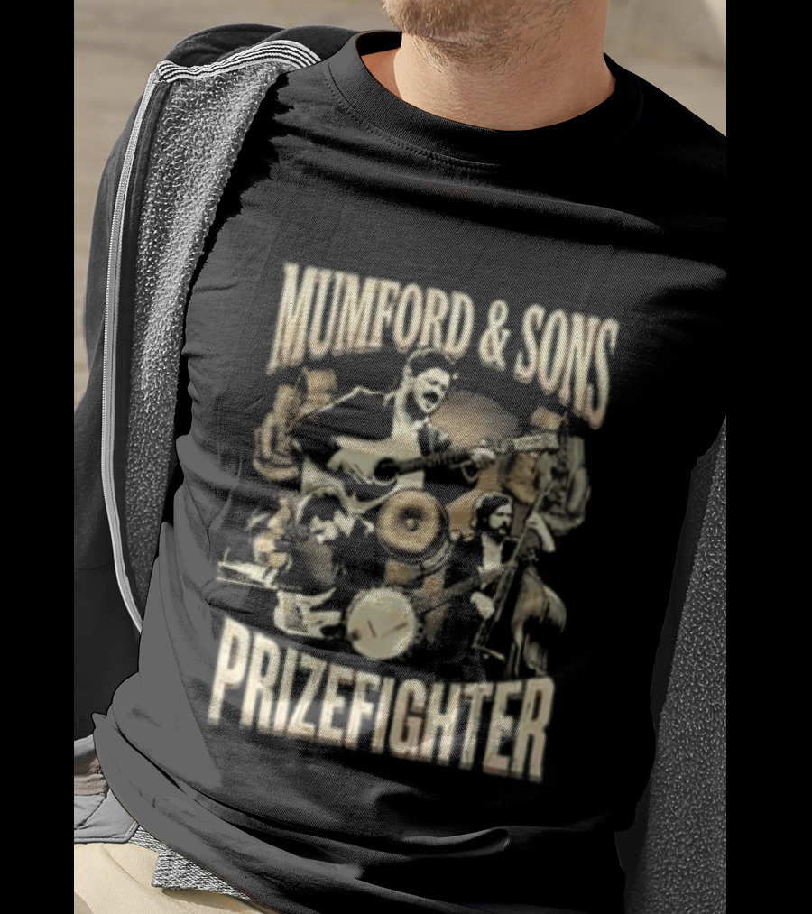 Mumford And Sons Prizefighter Album Launch Tour February 10 2026 Nottingham Rock City Concert T-Shirt