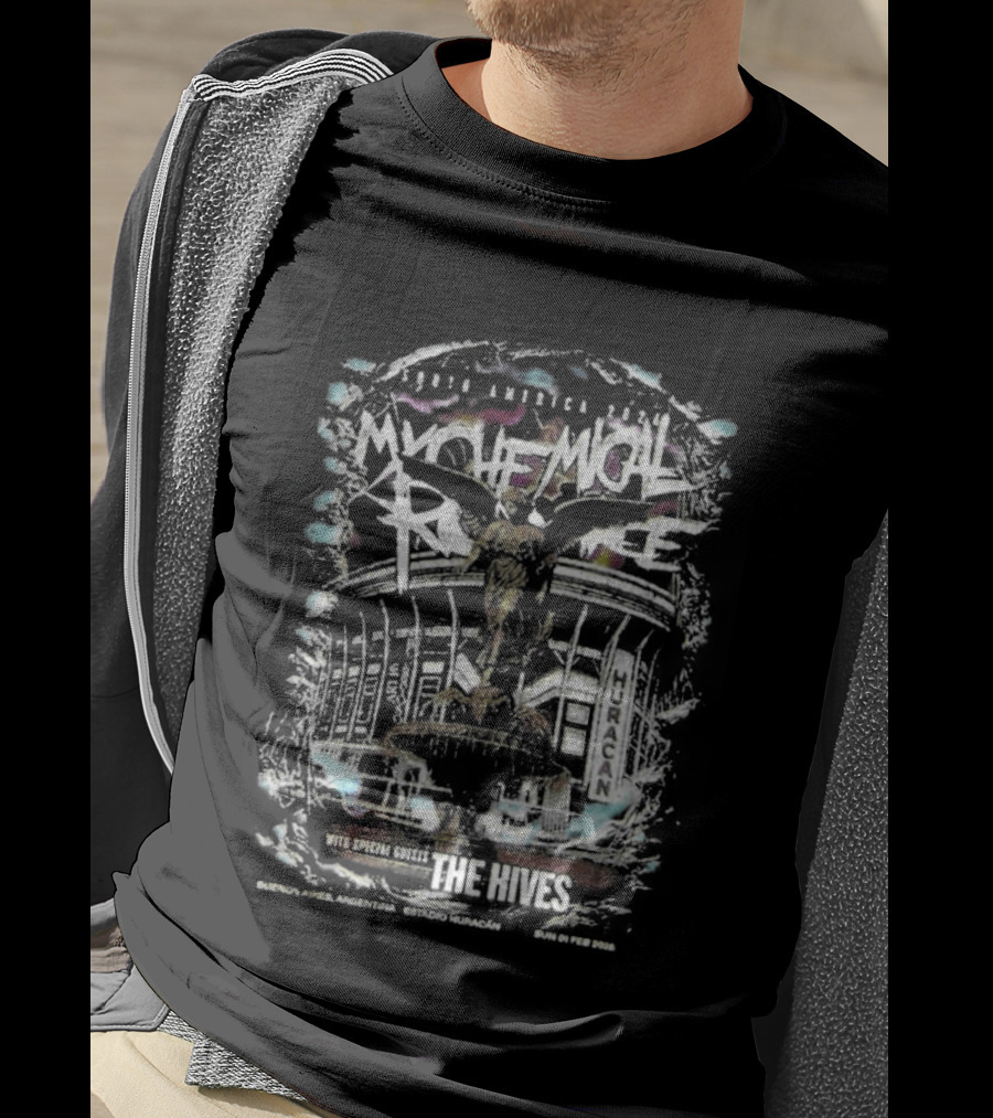 My Chemical Romance Feb 1 2026 Estadio Huracan Argentina Mexican T-Shirt