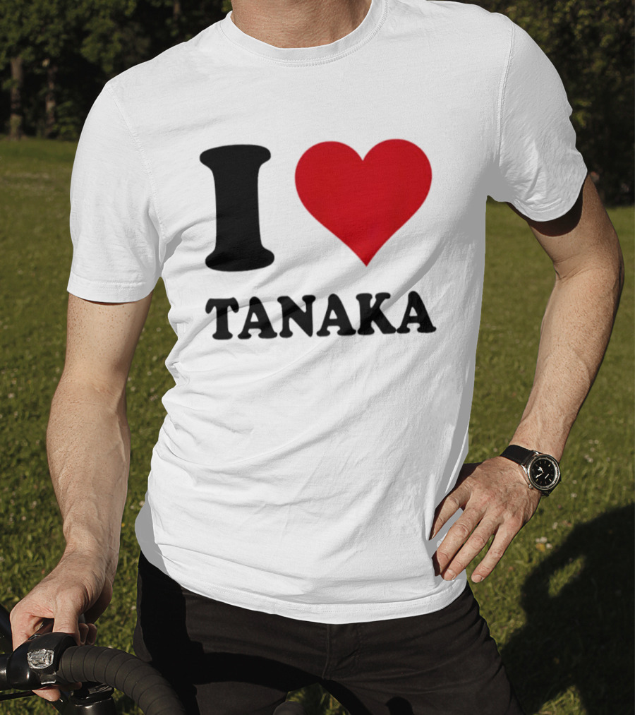I Love Tanaka Ao Tanaka Leeds United FC T-Shirt