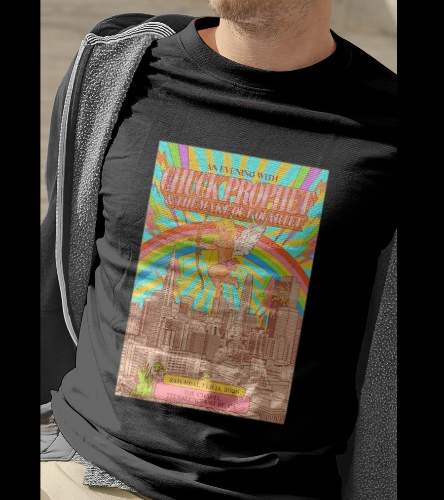 An Evening With Chuck Prophet & The Make Out Quartet Feb 14 2026 San Francisco The Chapel T-Shirt
