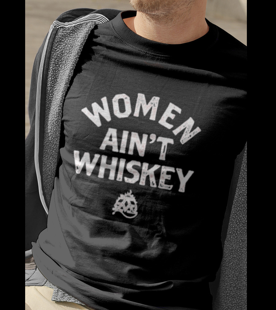 Ashley McBryde Women Ain't Whiskey Cartoon Face T-Shirt