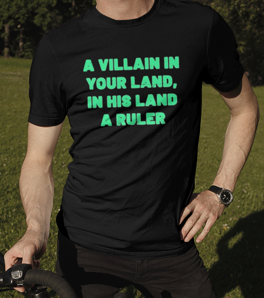 Paisaboys A Villain In Your Land In His Land A Ruler Sangre Azteca T-Shirt