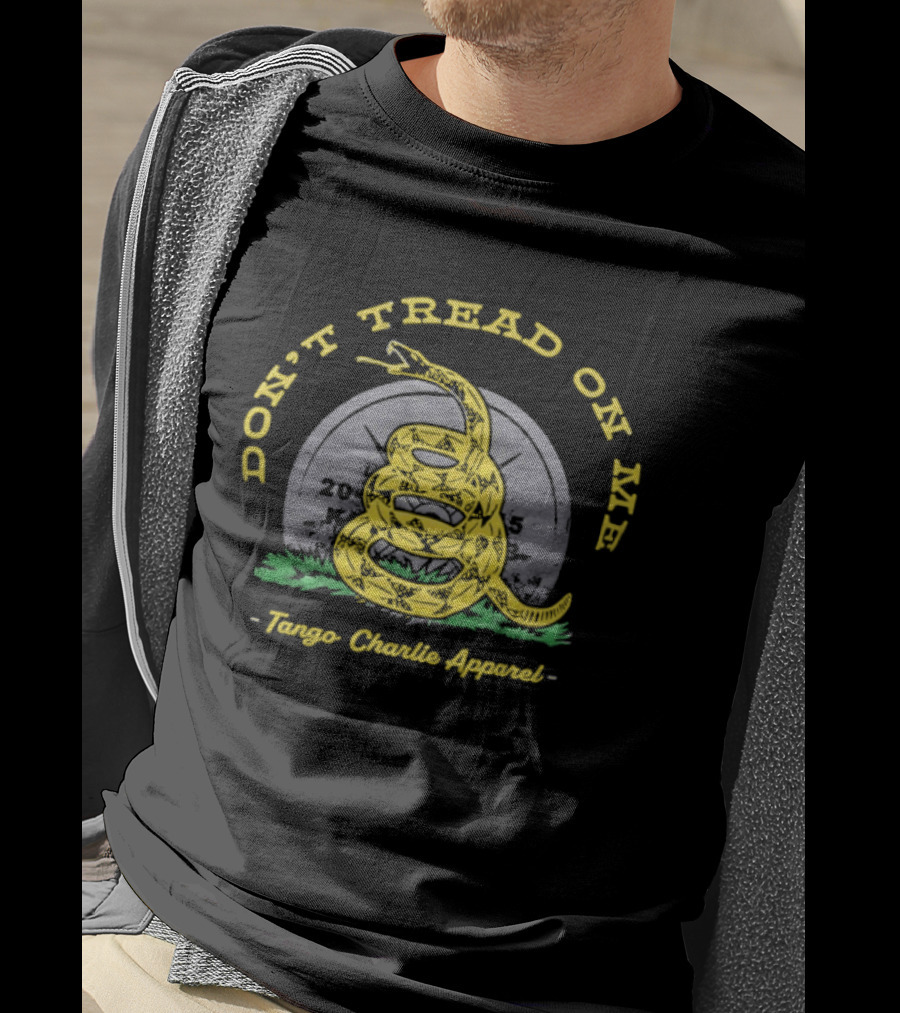 Don't Tread On Me Tombstone Snake Tango Charlie T-Shirt